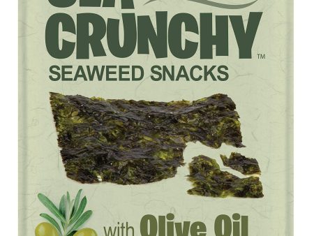 Sea Crunchy Roasted Seaweed Snack with Olive Oil (Pack of 24) Discount