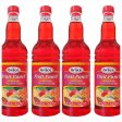 Grace Fruit Punch Flavored Syrup (4 Pack, Total of 50.6fl.oz Online Hot Sale