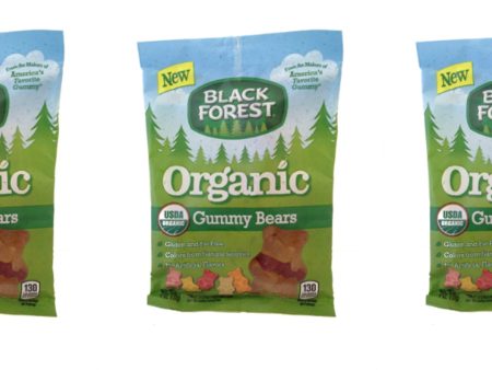 Black Forest Organic Gummy Bears 4 oz Bag (Pack of 3) Online Sale