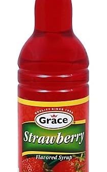 GRACE STRAWBERRY SYRUP 25.5 OZ on Sale