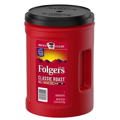 Folger Classic Roast Ground Coffee (43.5 oz.) - Pack of 1 Hot on Sale