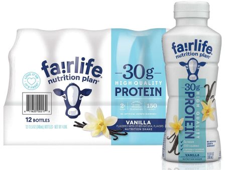 Fair Life Nutrition Plan High Protein Liquid Shake, Vanilla, 11.5 Fl Oz, Pack of 12 Online Hot Sale