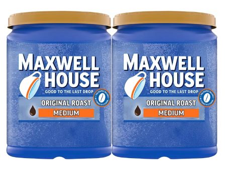 Maxwell Original Roast Ground Coffee (48 oz, 2 Pack) - Medium Roast Original Roast Ground Coffee Hot on Sale