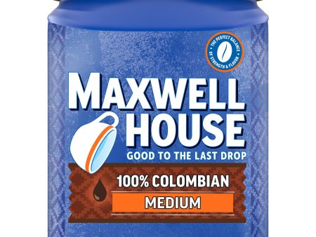 Maxwell House 100% Colombian Medium Roast Ground Coffee (37.7 oz Canister) For Discount