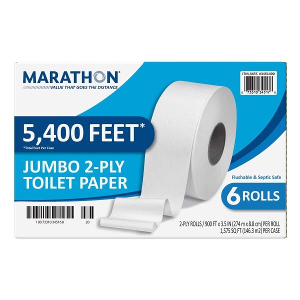 Marathon Bath Tissue, 2-Ply (6 Jumbo Rolls) Sale